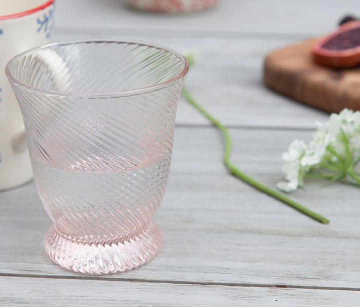 TUMBLER GLASS PINK #56981