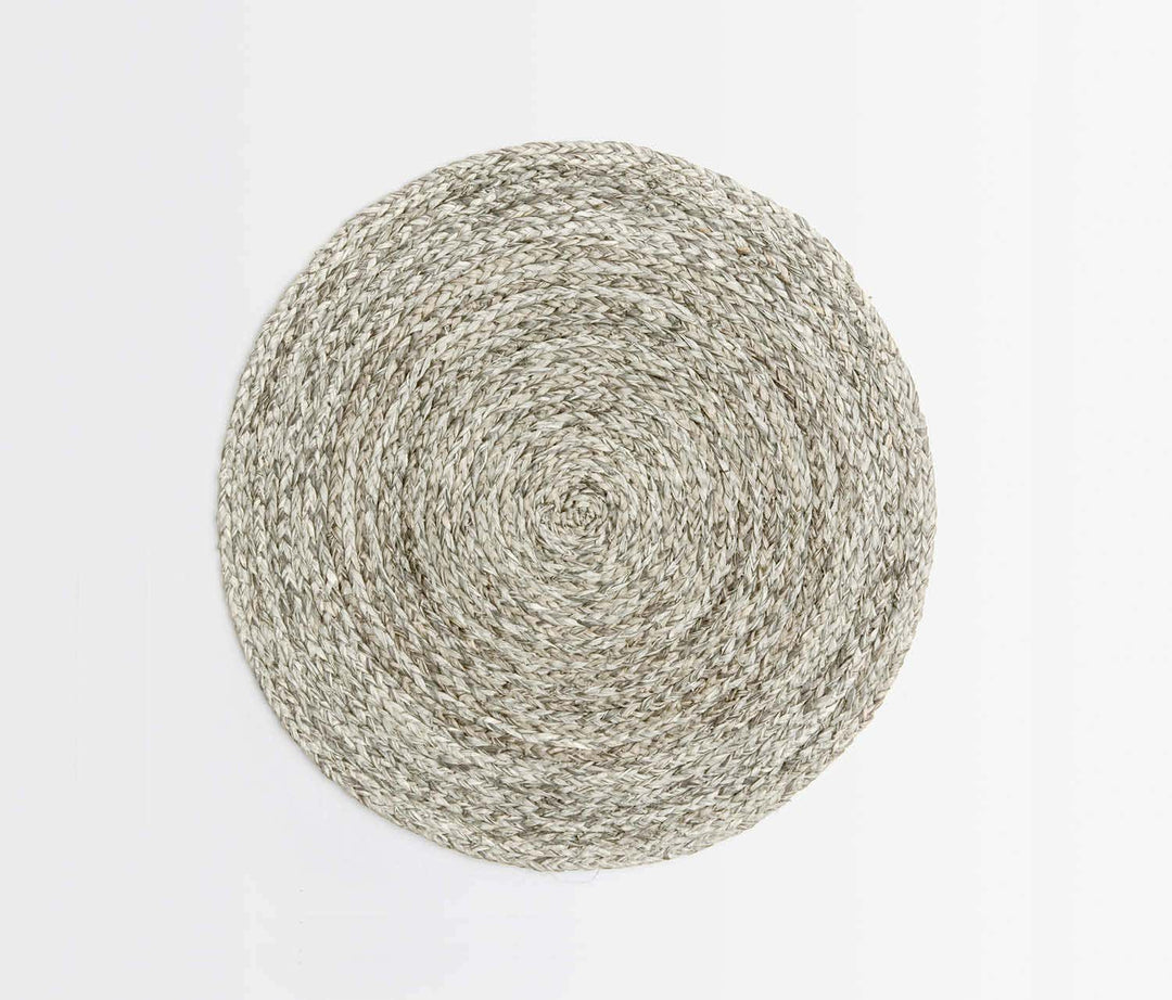 PLACEMAT MIXED GRAY RAFFIA