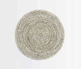 PLACEMAT MIXED GRAY RAFFIA