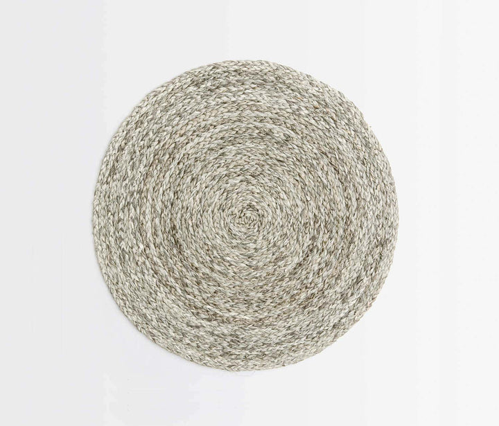 PLACEMAT MIXED GRAY RAFFIA