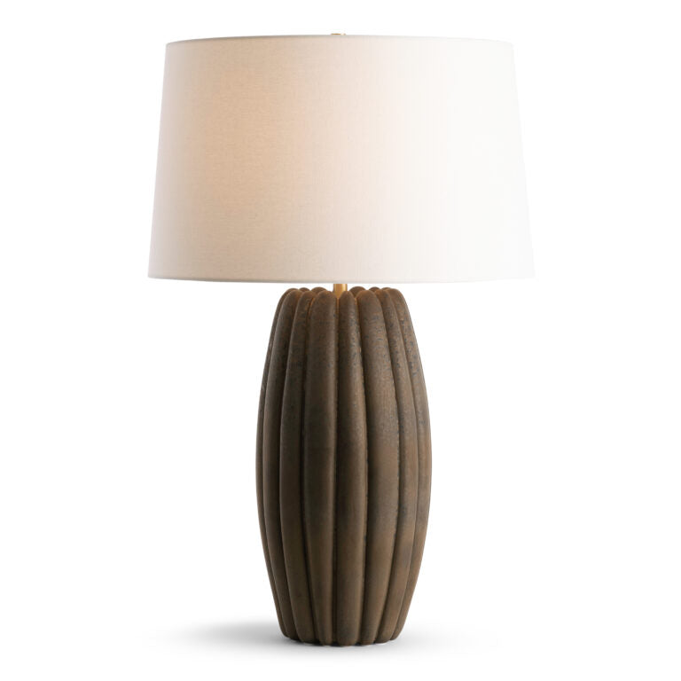 TABLE LAMP COUNTOUR BROWN