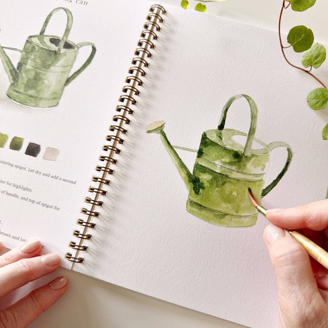 WORKBOOK WATERCOLOR GARDEN