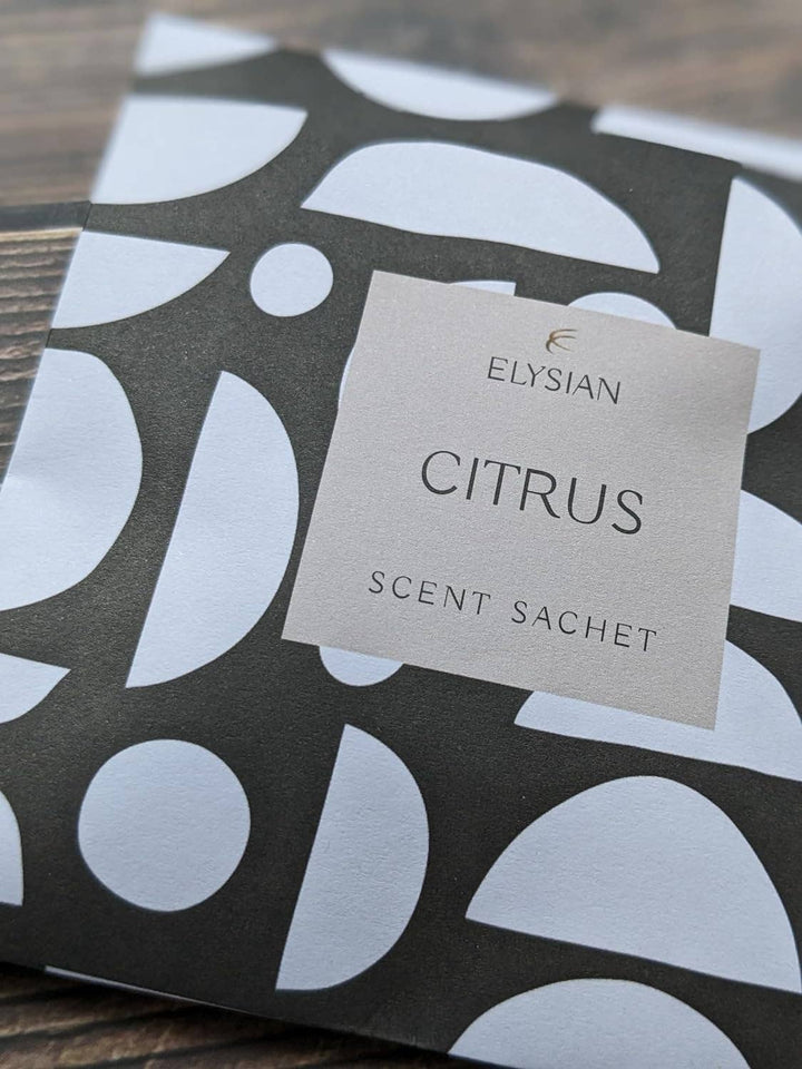S/4 SACHETS SCENTED CITRUS