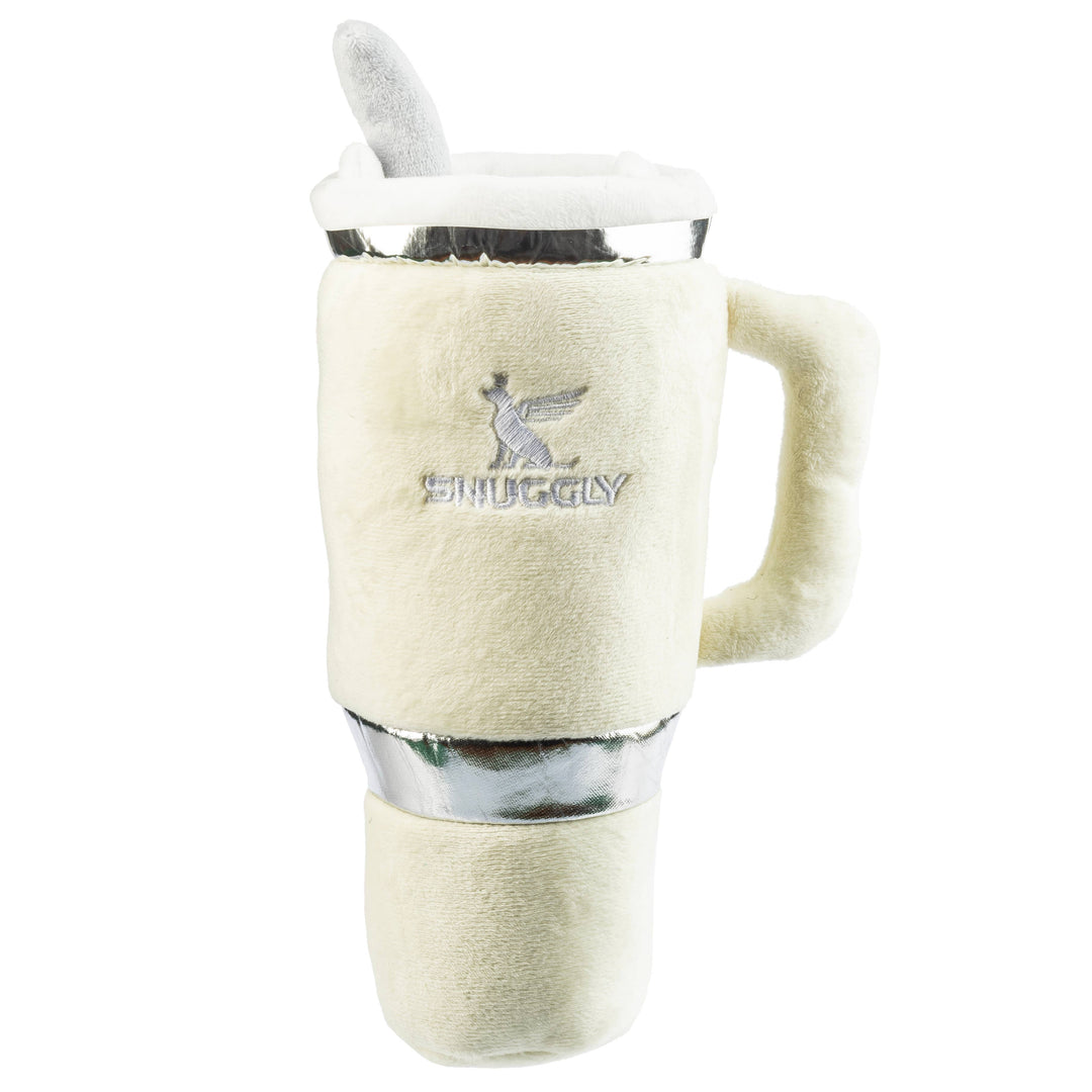 DOG TOY SNUGGLY CUP IVORY