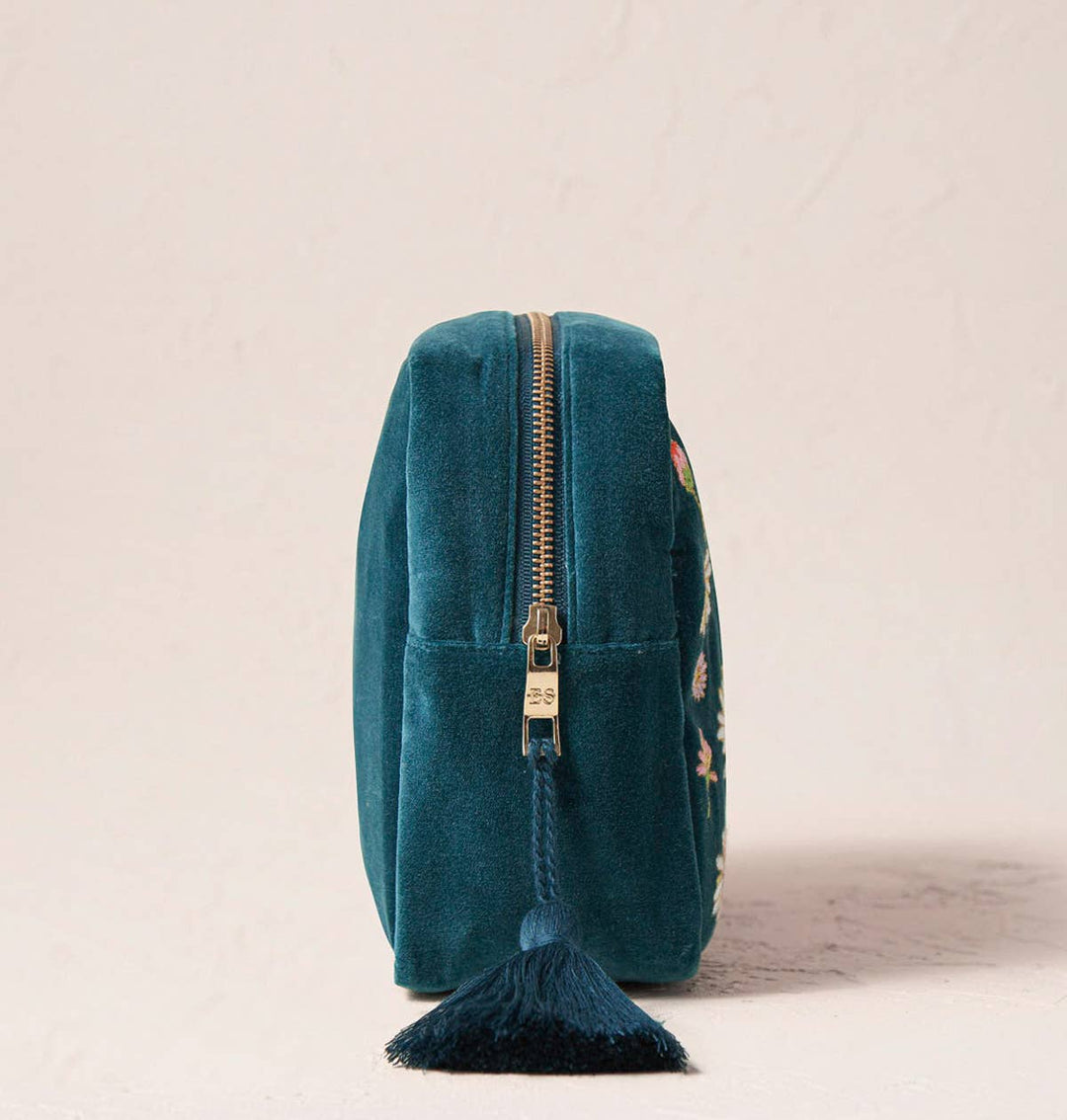WASH BAG WILDFLOWER RICH BLUE