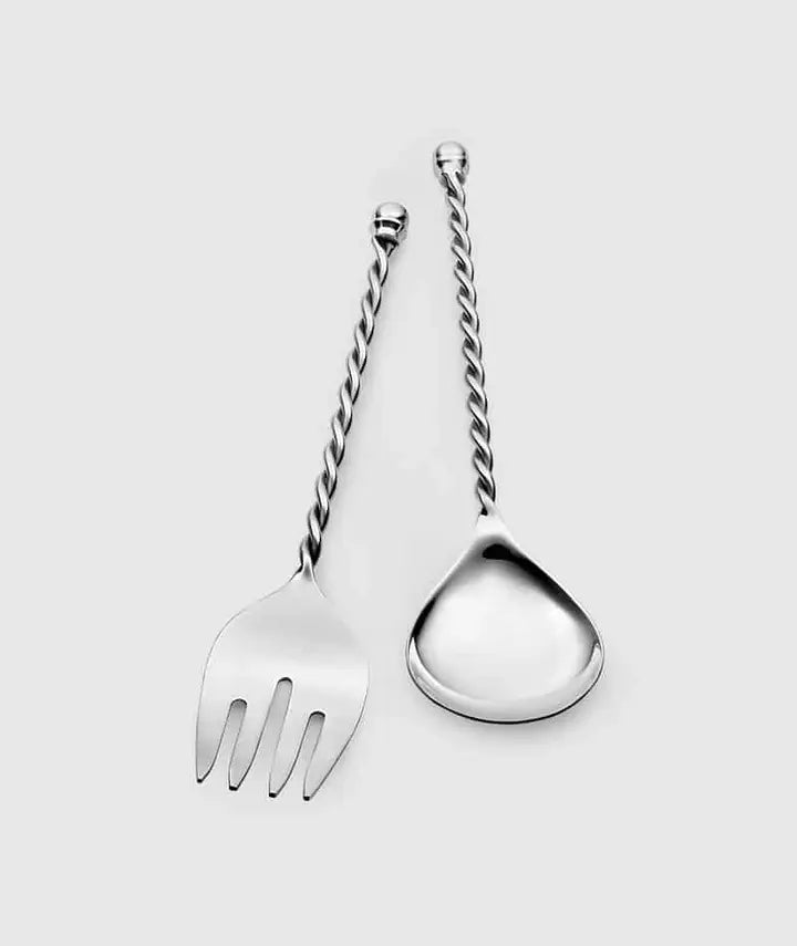 S/2 BRAIDED SPOON & FORK