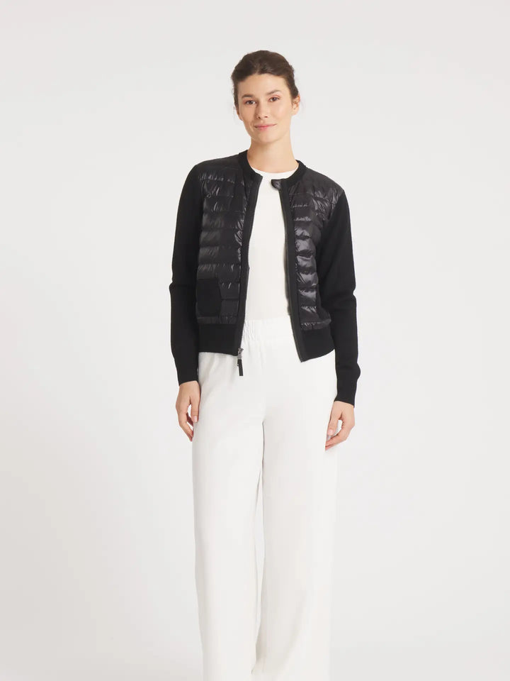 JACKET THE DUCHESS DOWN WOOL MIDNIGHT BLACK