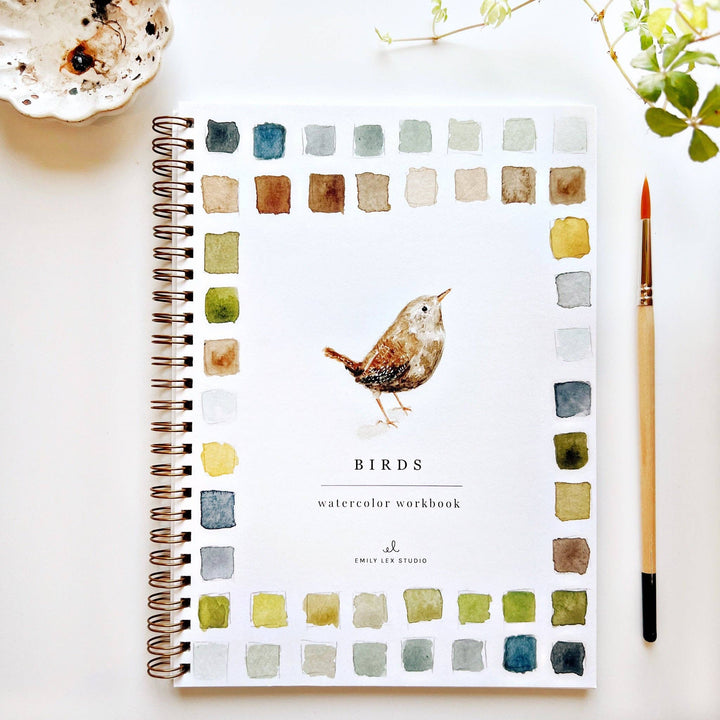 WORKBOOK WATERCOLOR BIRDS