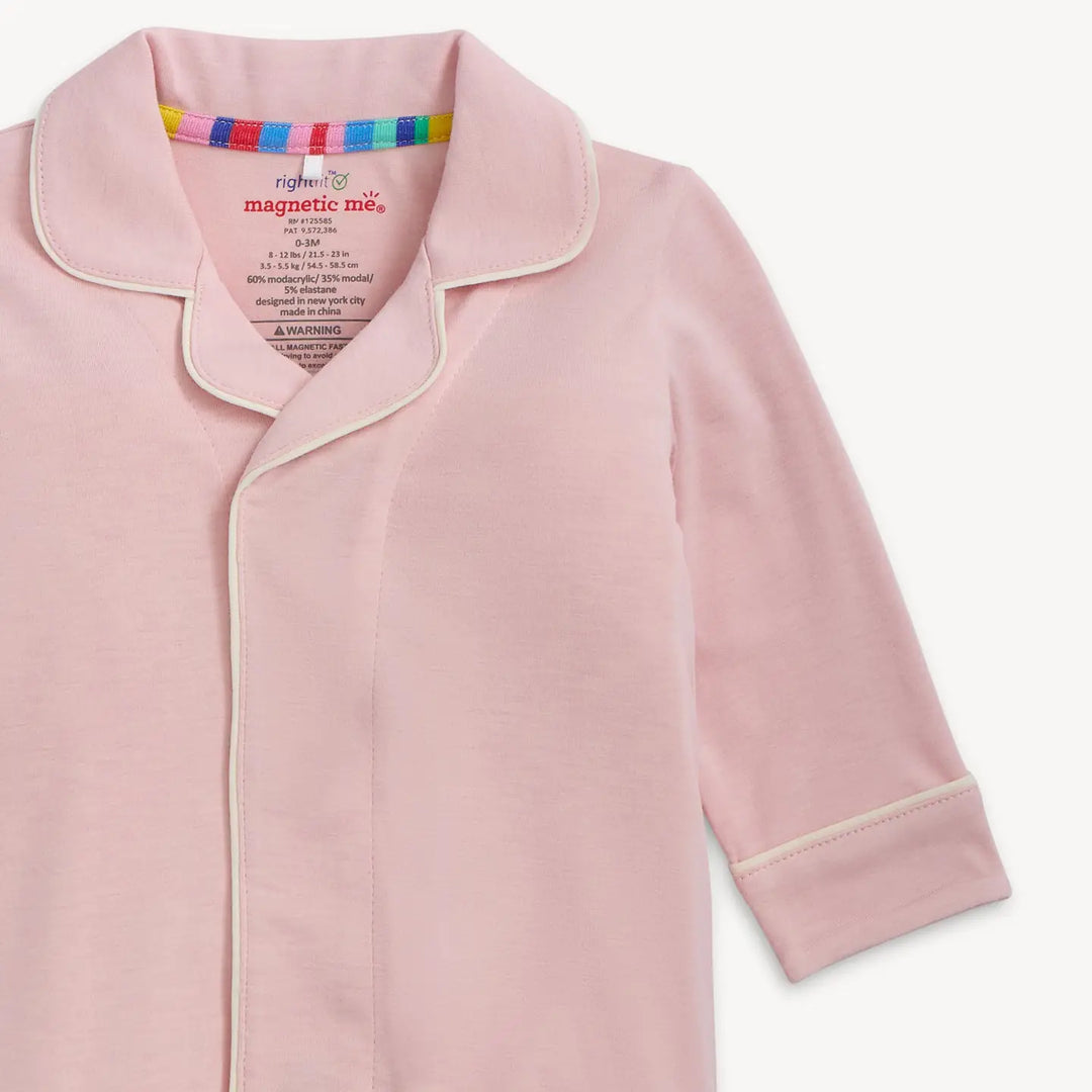 ROMPER MAGNETIC BLUSH PINK