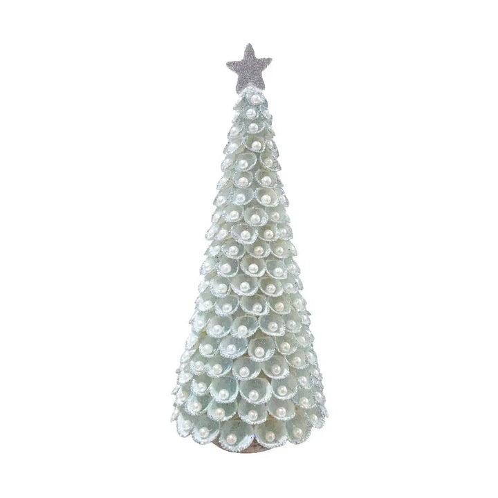 16" CONE TREE SHELL W/PEARLS