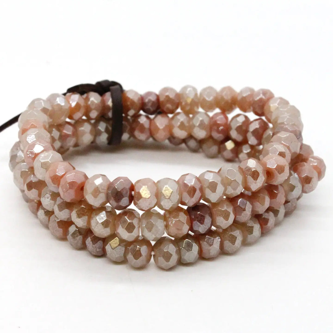 BRACELET FRENCH PEACH AGATE