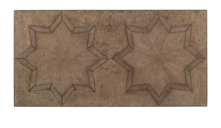 CASA BELLA STARBURST COCKTAIL TABLE - TIMBER GREY