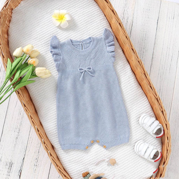 ROMPER FLYING SLEEVES KNITTED