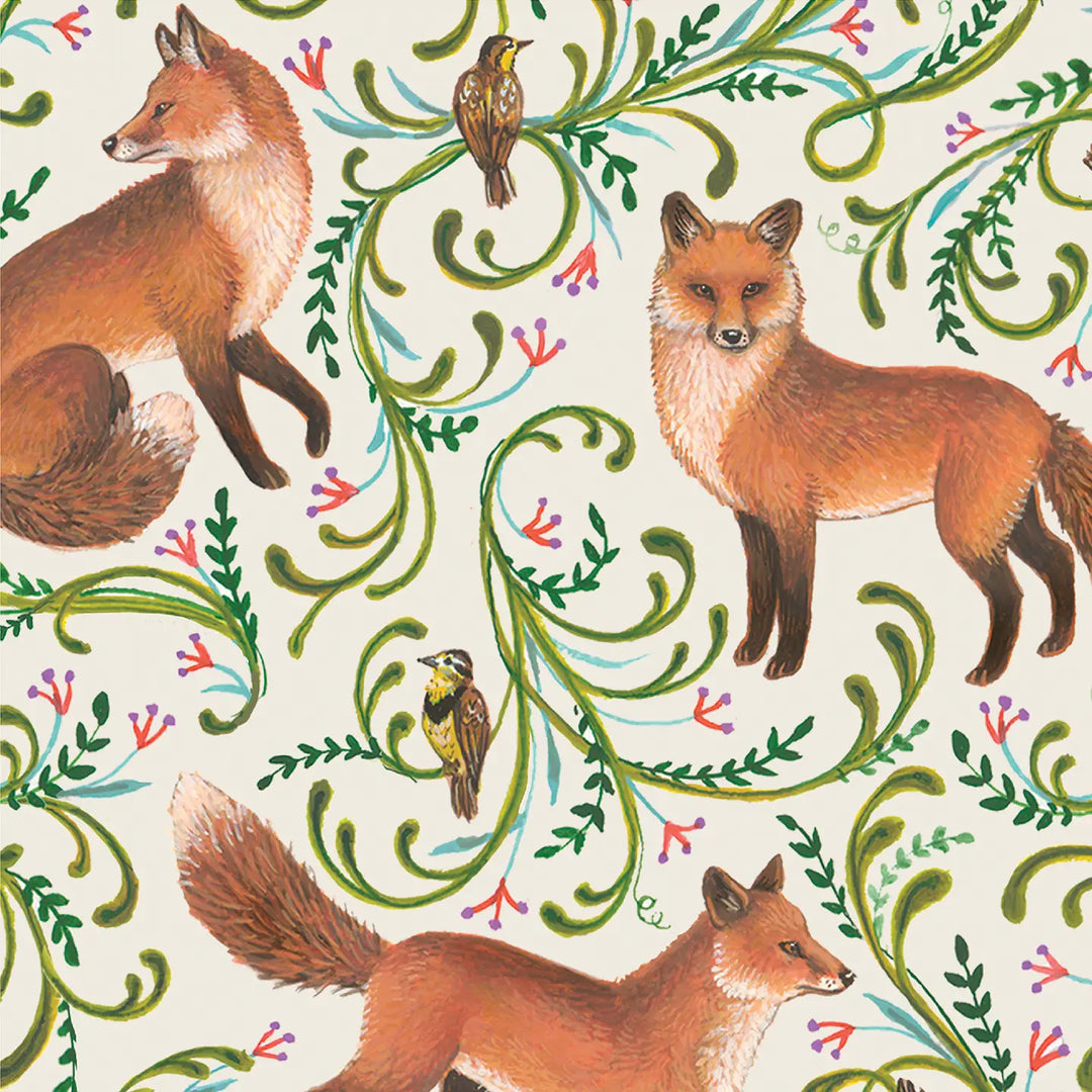 COCKTAIL NAPKIN FANCIFUL FOX PK20
