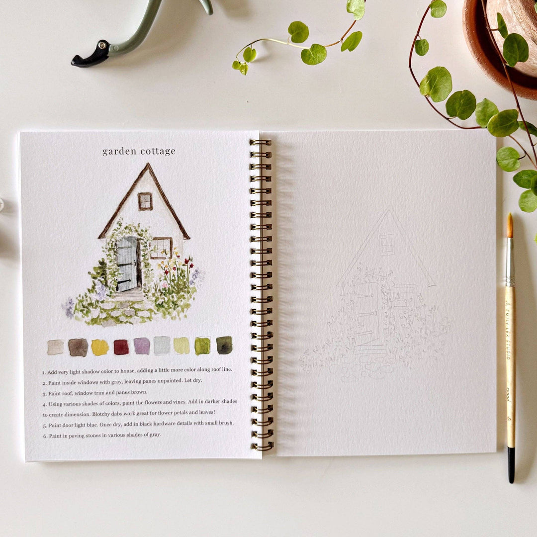 WORKBOOK WATERCOLOR GARDEN