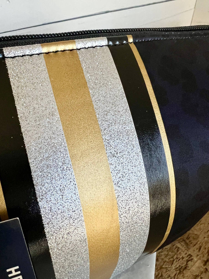 TOTE & WRISLET BLACK/GOLD/SILVER MINI #78683