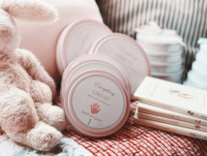 HANDPRINT TOWER OF TIME PINK