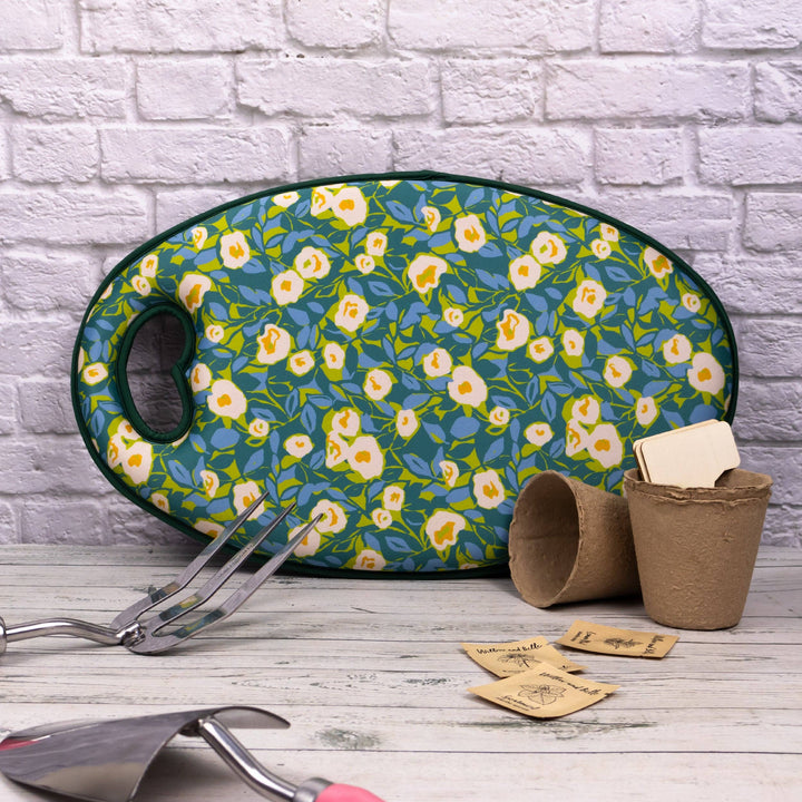 GARDEN KNEELER ABSTRACT FLORAL
