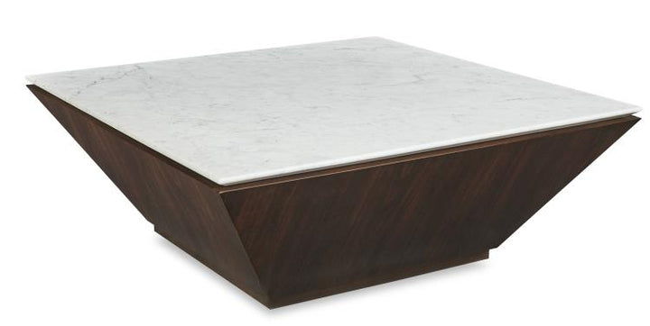 COMPOSITIONS COCKTAIL TABLE WITH MARBLE TOP