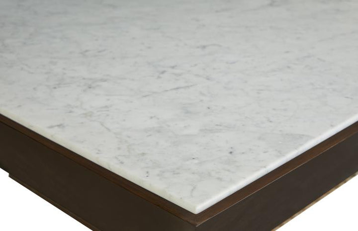 COMPOSITIONS COCKTAIL TABLE WITH MARBLE TOP