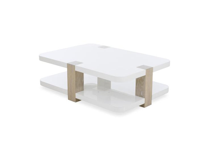 CADENCE COCKTAIL TABLE - SAND CERUSED