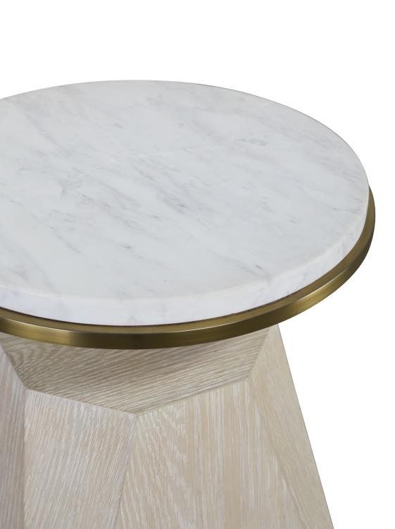 CADENCE ACCENT TABLE - SAND CERUSED
