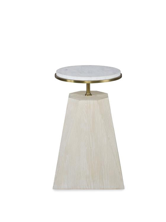 CADENCE ACCENT TABLE - SAND CERUSED