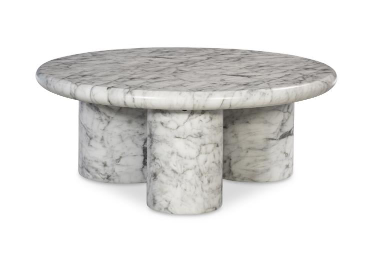CADENCE COCKTAIL TABLE - FAUX MARBLE