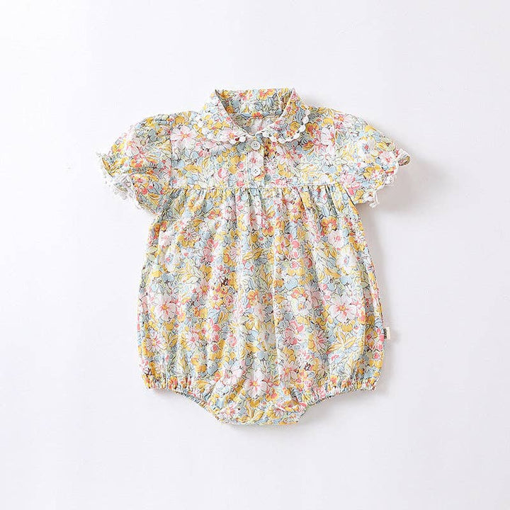 ONESIE FLORAL APRICOT
