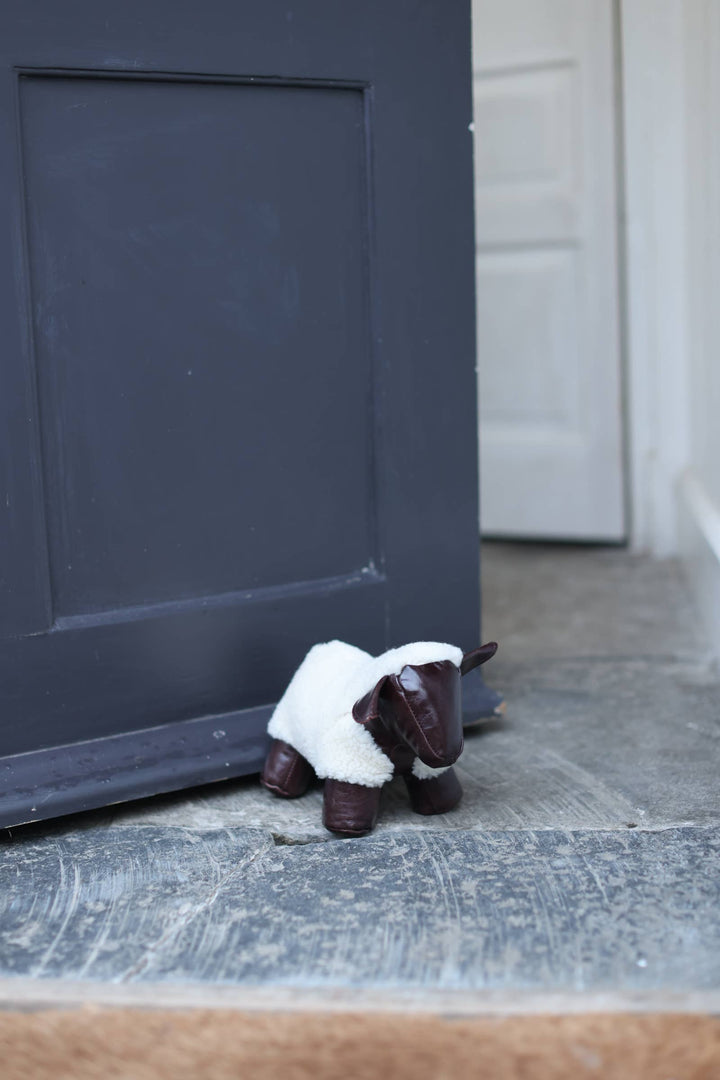DOORSTOP SHEEPSKIN IVORY