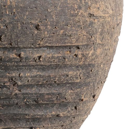 TABLE LAMP WEATHERED BROWN