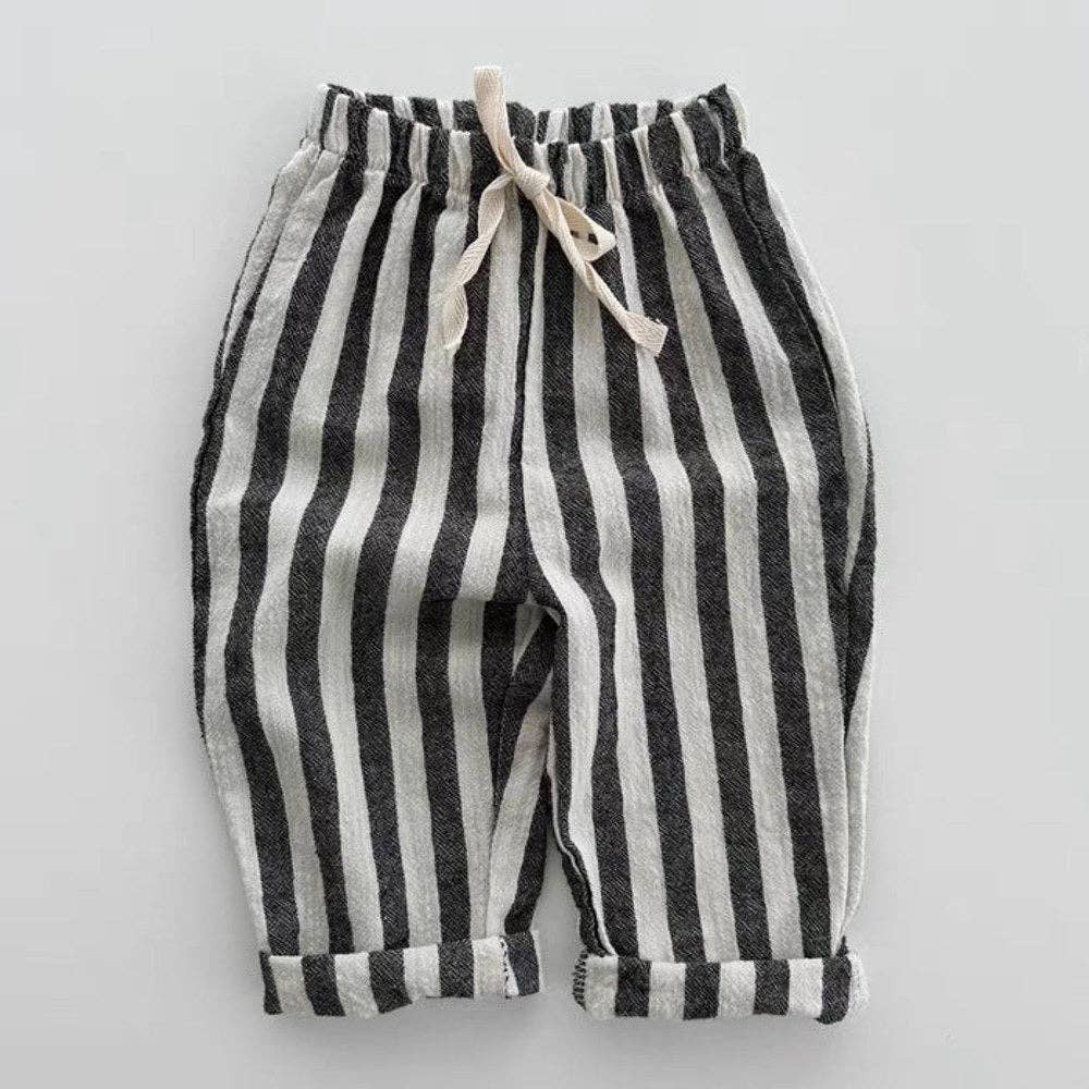 PANTS THIN SPTIPED LOOSE