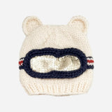 BABY HAT SKI GOOGGLES BEAR WINTER