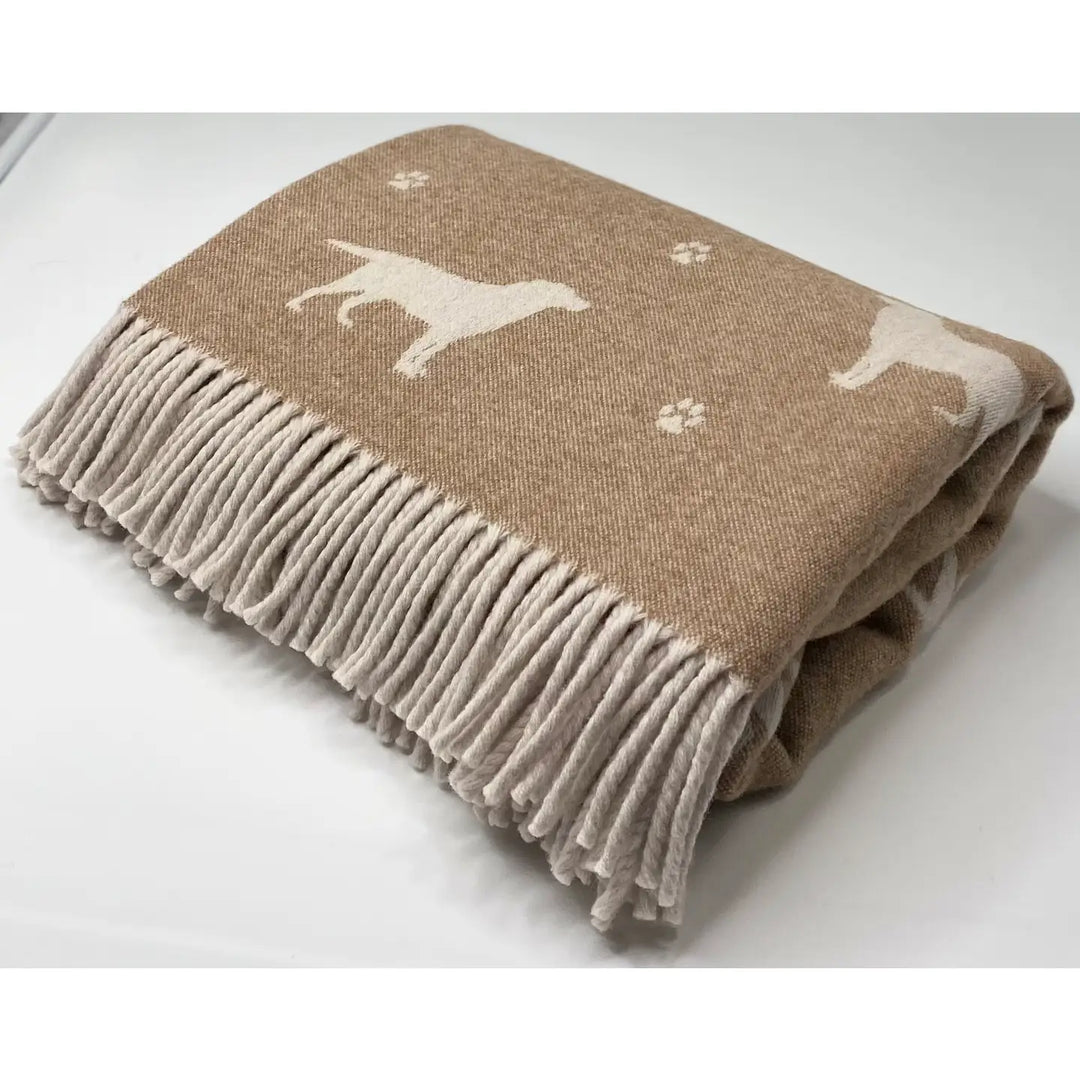 THROW LAMBSWOOL LABRADOR