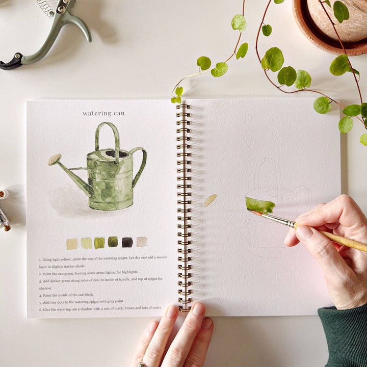 WORKBOOK WATERCOLOR GARDEN