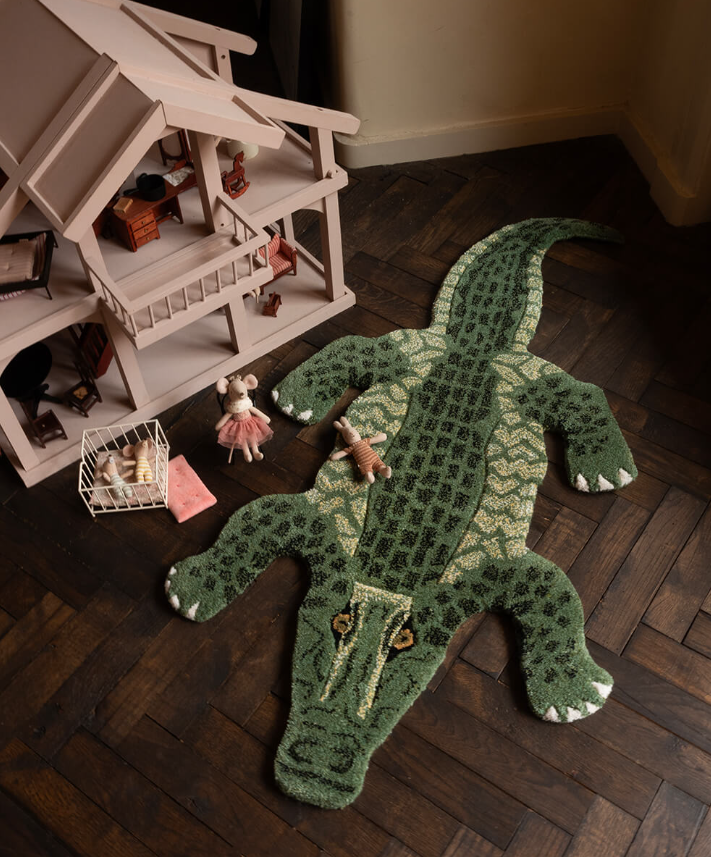 RUG CROCODILE SMALL #76944