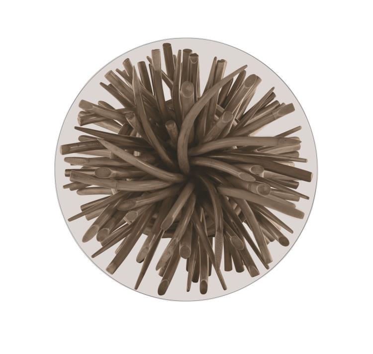 KNOT END TABLE - GREY