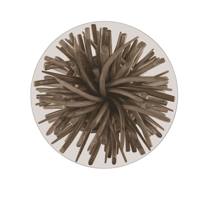 KNOT END TABLE - GREY