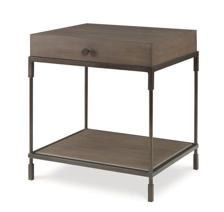 WESTPORT END TABLE - MINK GREY