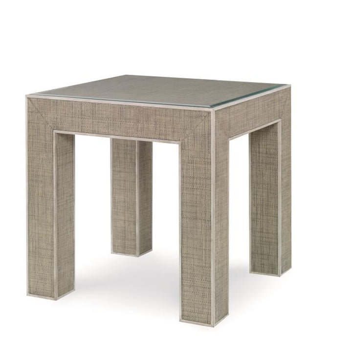NEWPORT END TABLE - FRENCH GREY/PENINSULA