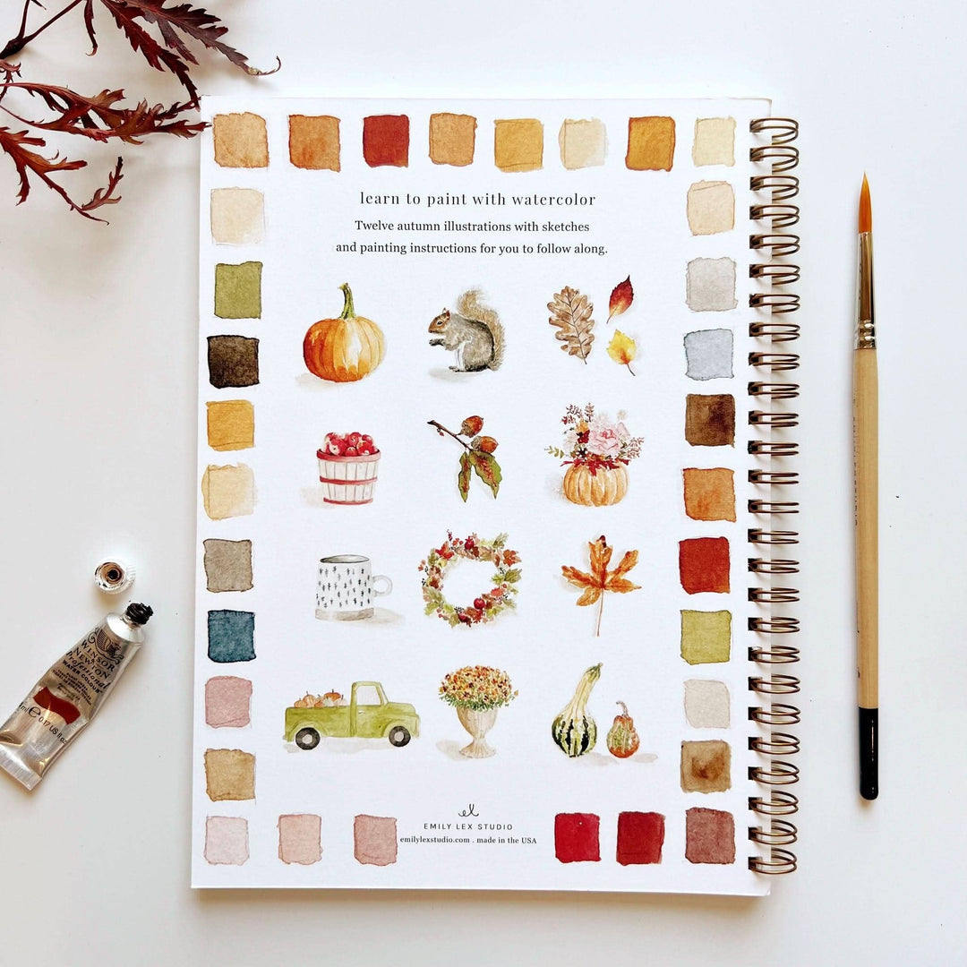 WORKBOOK WATERCOLOR AUTUMN