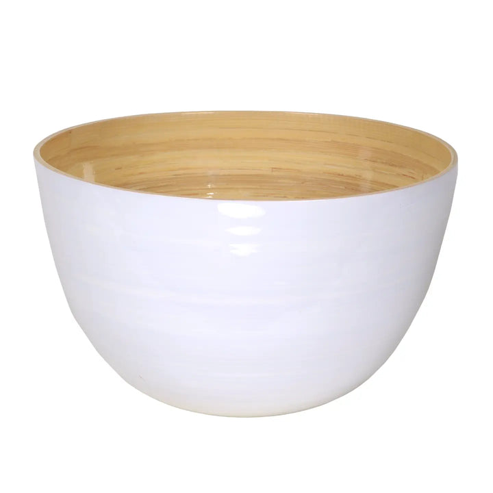 BOWL SERVING BAMBOO 8.6''