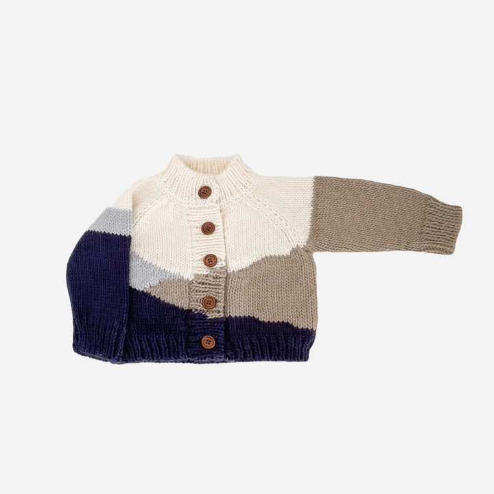 CARDIGAN SUNSET NAVY