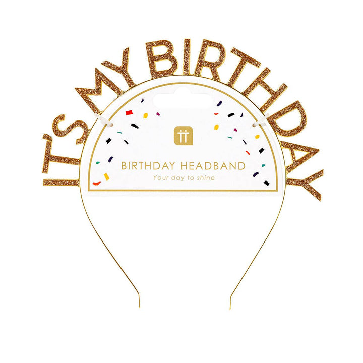 PIN BADGE "HAPPY BIRTHDAY" GOLD