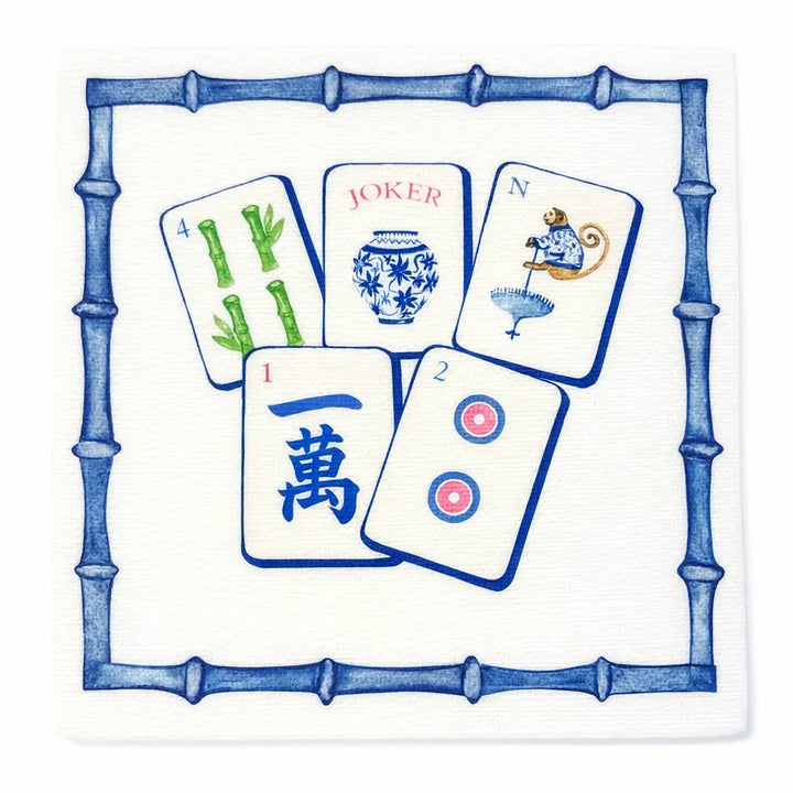 NAPKIN MAHJONG PREPPY