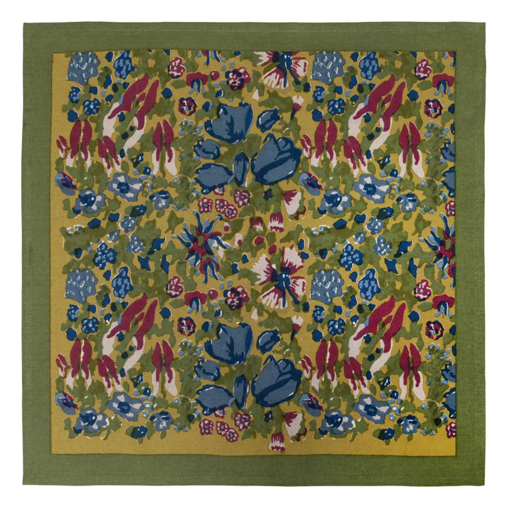 NAPKIN JARDIN BLUE & VERT