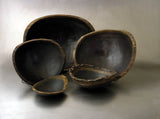 BOWL EBONIZED OAK OVAL