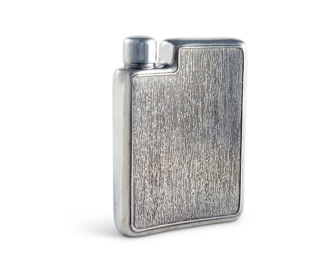 FLASK EQUESTRIAN PEWTER