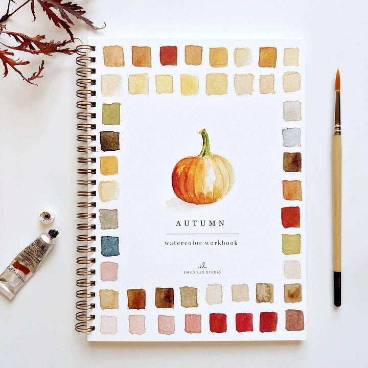 WORKBOOK WATERCOLOR AUTUMN
