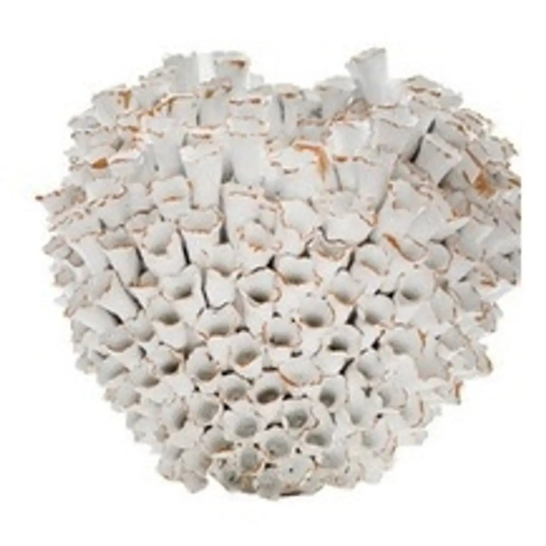 VASE WHITE CORAL 12.5H